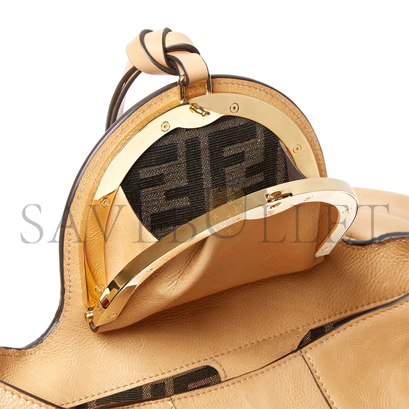 F**di spy beige leather bag 8br839ayctf1i73 (48*22*20cm)